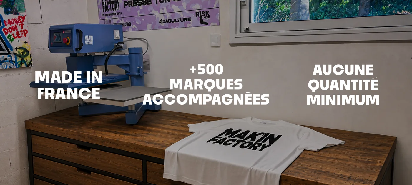 Atelier Mak'in Factory à Hyères — Made in France, +500 marques accompagnées, aucune quantité minimum