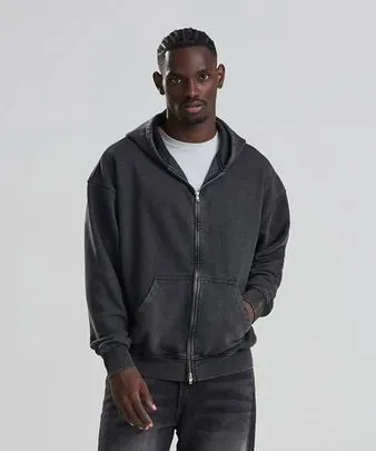 Sweat Zip Délavé