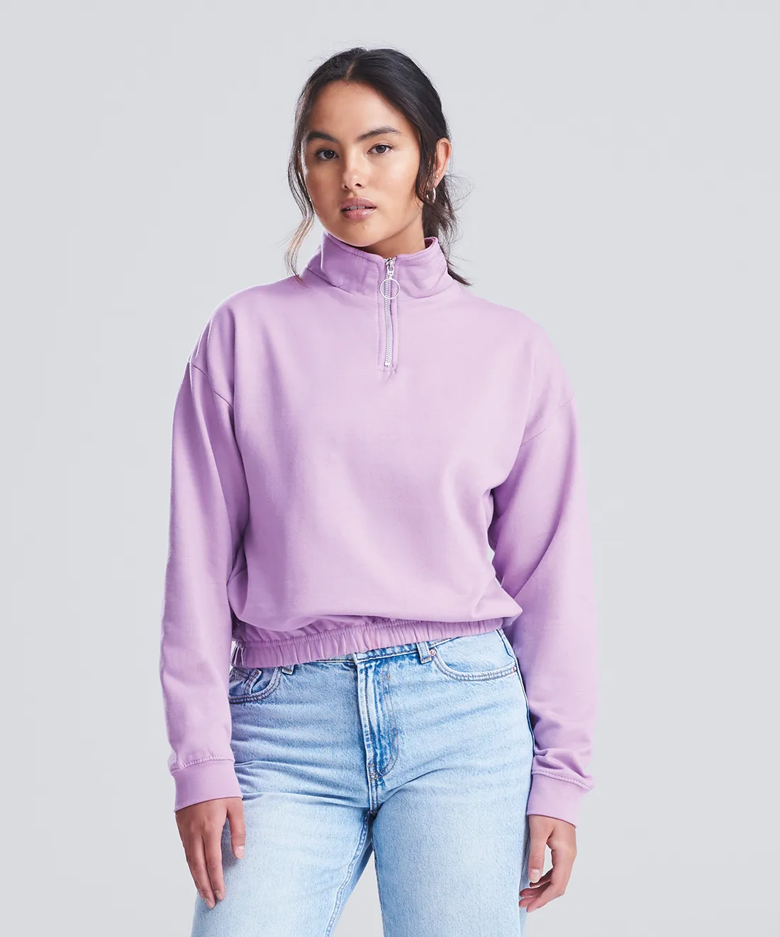Quarter Zip Oversize Femme